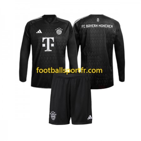 Tenue FC Bayern Munich Gardien Enfant Domicile 2023-2024 Maillot de Foot ML